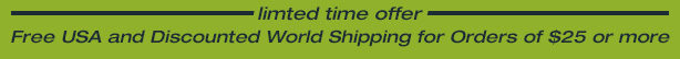 Free or Discounted Shipping Free or Discounted Shipping