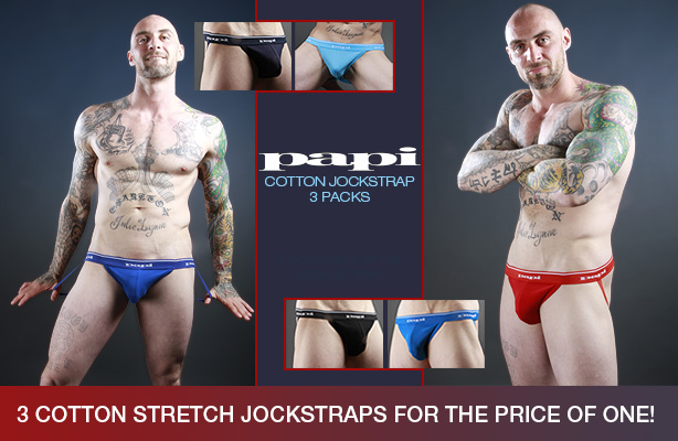 Papi Stretch Jock 3 Packs Papi Stretch Jock 3 Packs