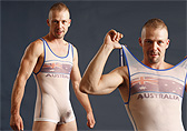 Pulse Sheer Wrestling Singlet - Australia Detail 1