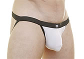 White N2N Brushed Tactel (BT) Jock