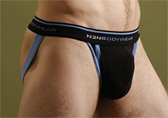 Black/Blue N2N Contour Sport Jockstrap