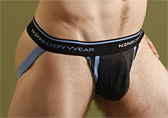 Charcoal/Blue N2N Contour Sport Jockstrap