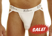 White Zakk Microfibre Jockstrap