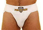 White Bodyworksman Police Department 3 Inch Jockstrap