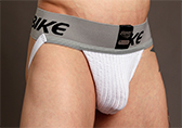 White Bike 3 Inch Athletic Supporter