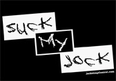 Jockstrap Central Suck My Jock T-Shirt Detail 2