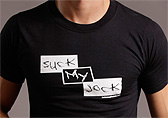 Black Jockstrap Central Suck My Jock T-Shirt