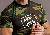 Jockstrap Central Army Jock T-Shirt Detail 1