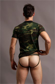 Jockstrap Central Army Jock T-Shirt