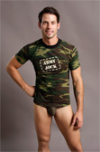 Jockstrap Central Army Jock T-Shirt