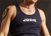 Jockstrap Central Jock Ribbed Tank Top Detail 1