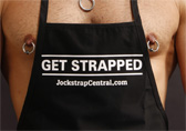 Black Jockstrap Central Get Strapped Apron