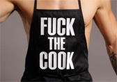 Jockstrap Central Fuck The Cook Apron Detail Photo Jockstrap Central Fuck The Cook Apron Detail 1