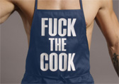 Jockstrap Central Fuck The Cook Apron Detail Photo Jockstrap Central Fuck The Cook Apron Detail 1