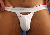 White Joe Snyder Stretch jock