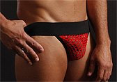 Red Kinkwear Fishnet Jockstrap V2.0