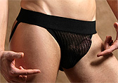 Black Kinkwear Woven Herringbone