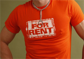 Orange Kinkwear For Rent T-Shirt