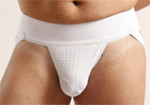 White Activeman 3 Inch Jockstrap