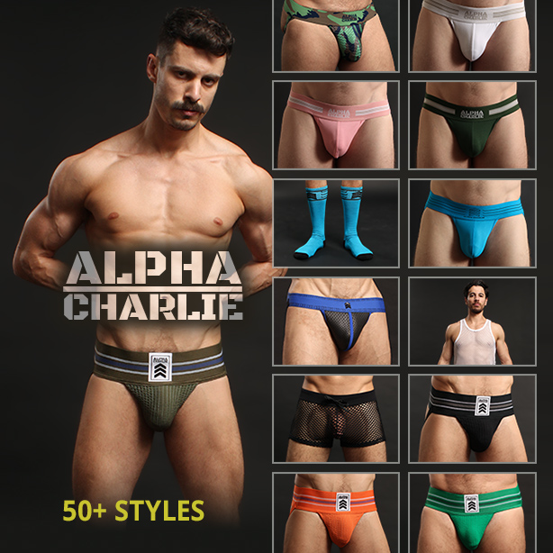 Alpha Charlie - 50 styles of jocks and gear to choose from!