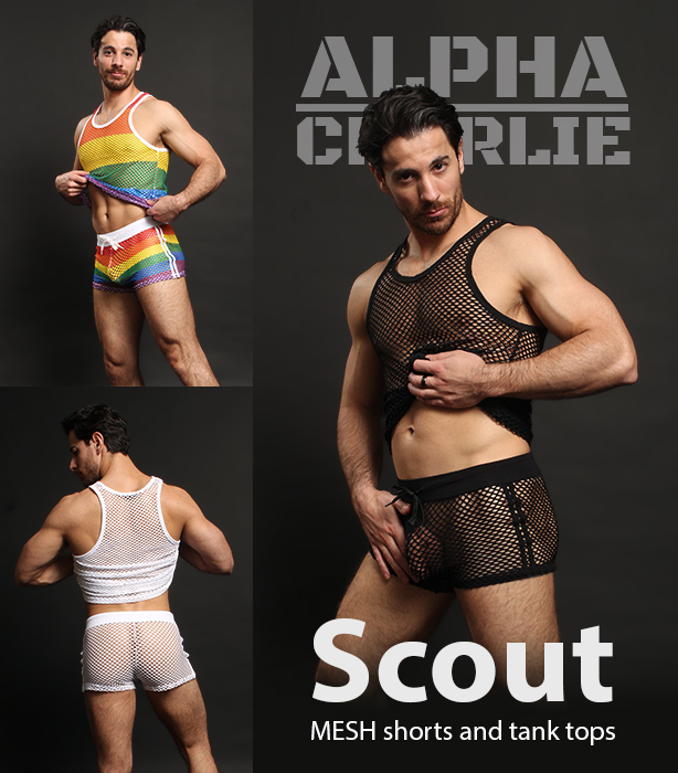 Alpha Charlie Scout Mesh Shorts and Tank Tops