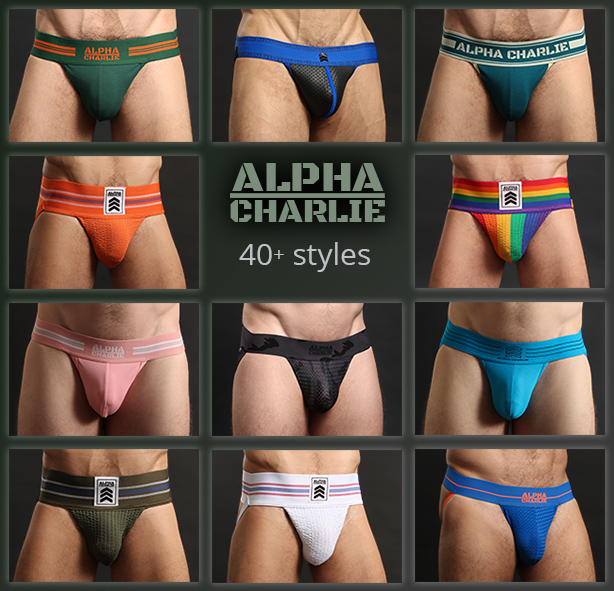 Alpha Charlie Jocks - Over 40 styles to choose from.
