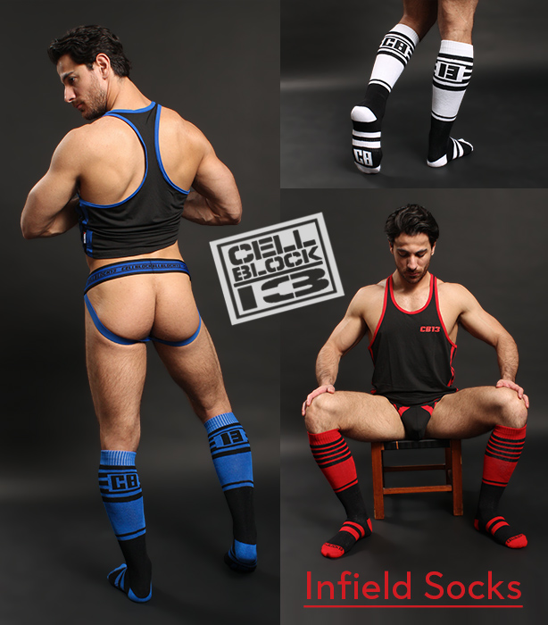 Cellblock 13 Infield Knee High Socks!
