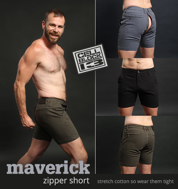 Cellblock 13 Maverick Zipper Shorts