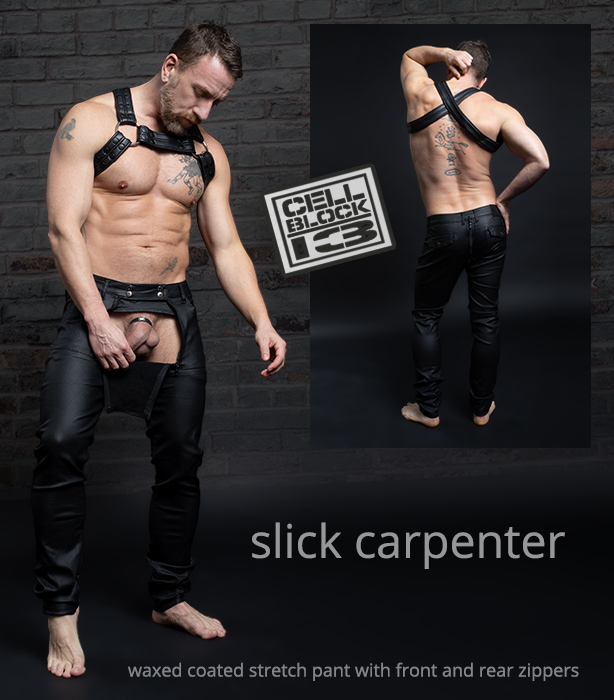Cellblock 13 Slick Carpenter Zipper Pants