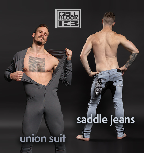 Cellblock 13 Union Suits and Stretch Denim Jeans