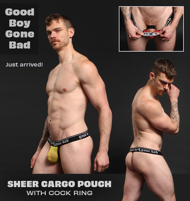 GBGB Sheer Cargo Pouch with Cock Ring
