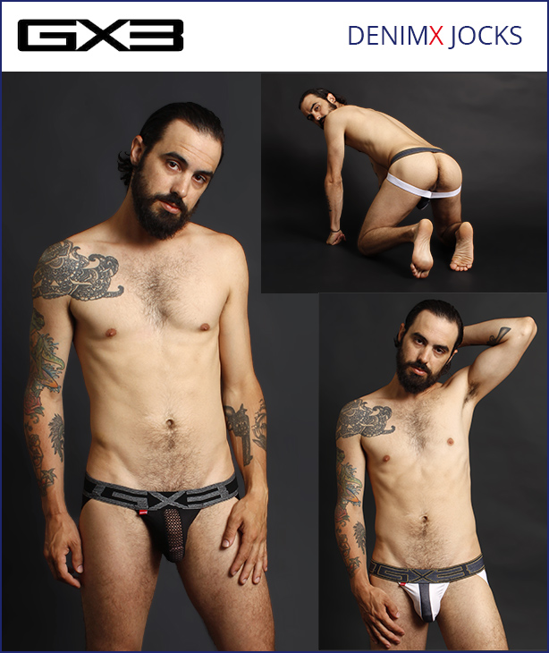 GX3 Denim X Jockstraps - Exclusively available in North America here