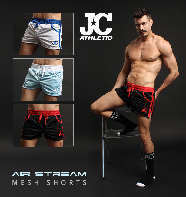 JC Athletic Air Stream Mesh Shorts - Exclusively at Jockstrap Central