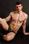 Jockstrap Central model Caleb King