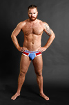 Jockstrap Central model Zack Acland