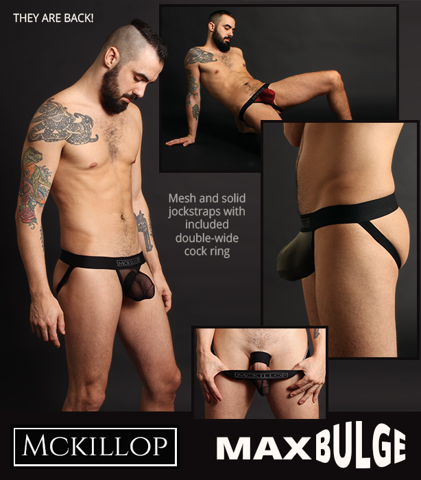 McKillop Max Bulge Jockstrap are Back!