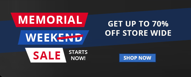 Memorial Week Sale starts Now!