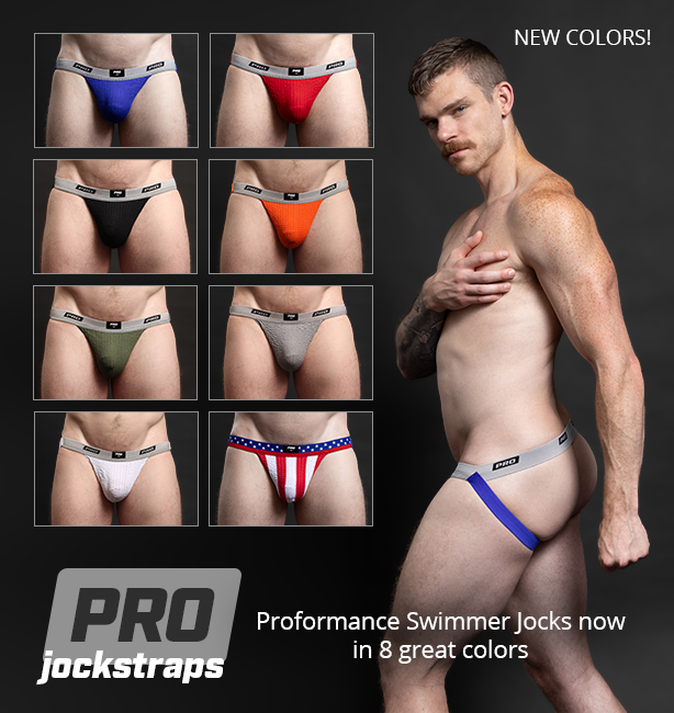 PRO Proformance Swimmer Jockstraps in New Colors