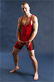 American Jock Contrast Singlet