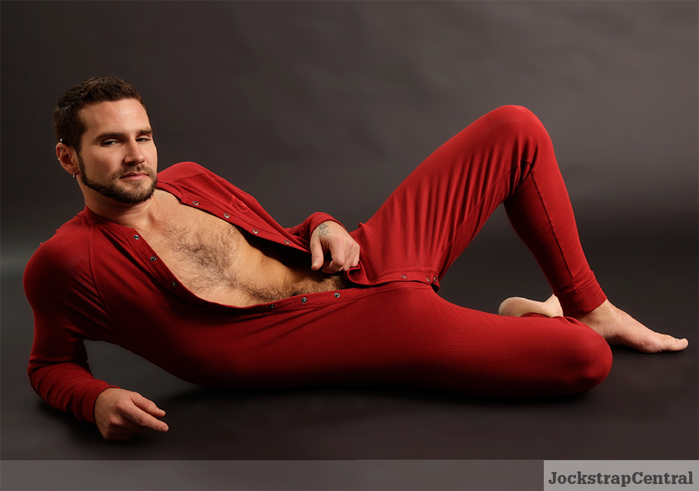 Nasty Pig Union Suit - Red.