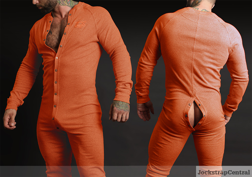 Nasty Pig Union Suit - Orange.