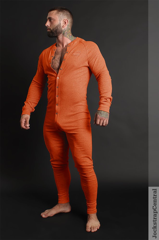 Nasty Pig Union Suit - Orange.