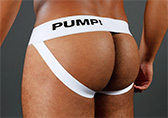 PUMP! White Jockstrap