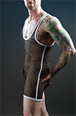 Pistol Pete Xpose Mesh Wrestling Singlet