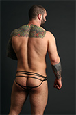 Male Power Strapped and Bound Strappy Thong