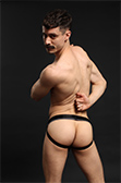 Male Power Cock Pit Net Cock Ring Jockstrap