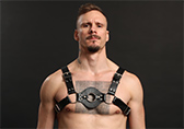 Male Power Leather Libra Harness