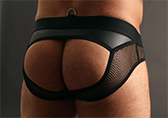 Addicted Fetish Mesh Bottomless Brief