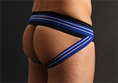 Addicted Fetish Double Stripe Jockstrap