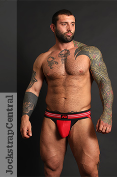 Addicted Fetish Double Stripe Jockstrap